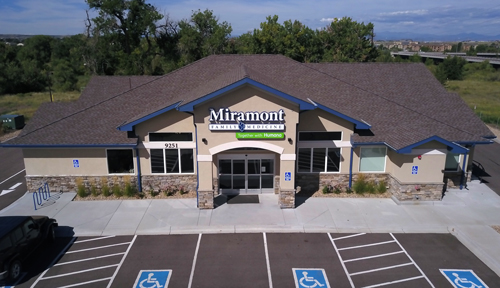 Miramont in Parker is located at the North end of Twenty Mile Road, behind the Big 5 store.